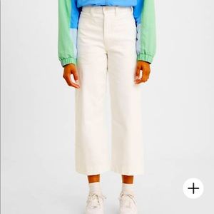 Levi’s ribcage wide leg crop pant (28)